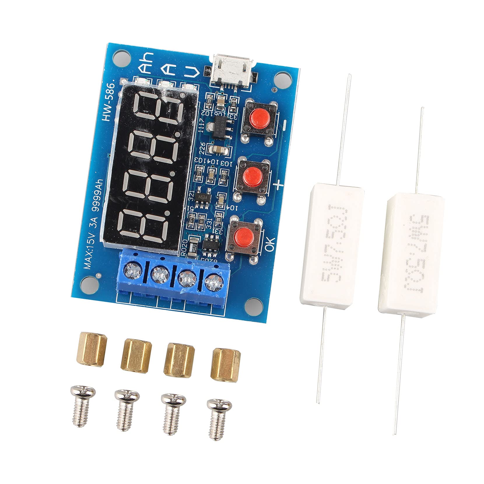 Jopto ZB2L3 Micro USB Batterie Kapazitätstester, LED, digital, 18650, externe Ladung, Batterietester Jopto ZB2L3 Micro USB Batterie Kapazitätstester, LED, digital, 18650, externe Ladung, Batterietester von Jopto