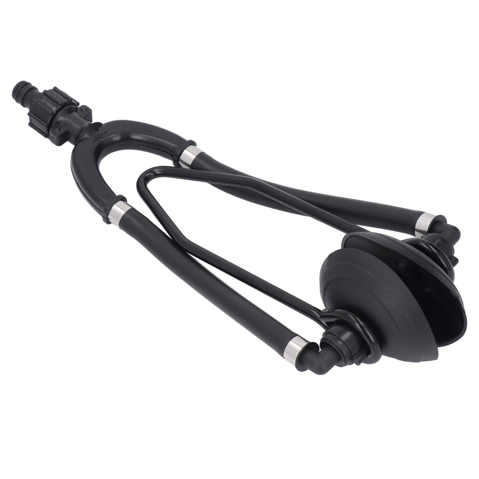 Marine-Motorspüler, Hocheffizienter Dual-Motorspüler, 100 Mm Runder Saugnapf, 16 Mm Schlauchadapter für Innenbord-Außenbordmotoren Marine-Motorspüler, Hocheffizienter Dual-Motorspüler, 100 Mm Runder Saugnapf, 16 Mm Schlauchadapter für Innenbord-Außenbordmotoren von Jopwkuin