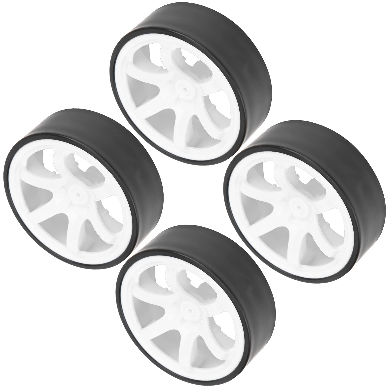 RC-Auto-Drift-Reifen, stabilere RC-Antriebsnabe für RC-Auto-Upgrade-Teil für 1/10 RC-Fernbedienungs-Hochgeschwindigkeitsauto(Weiß) von Jopwkuin