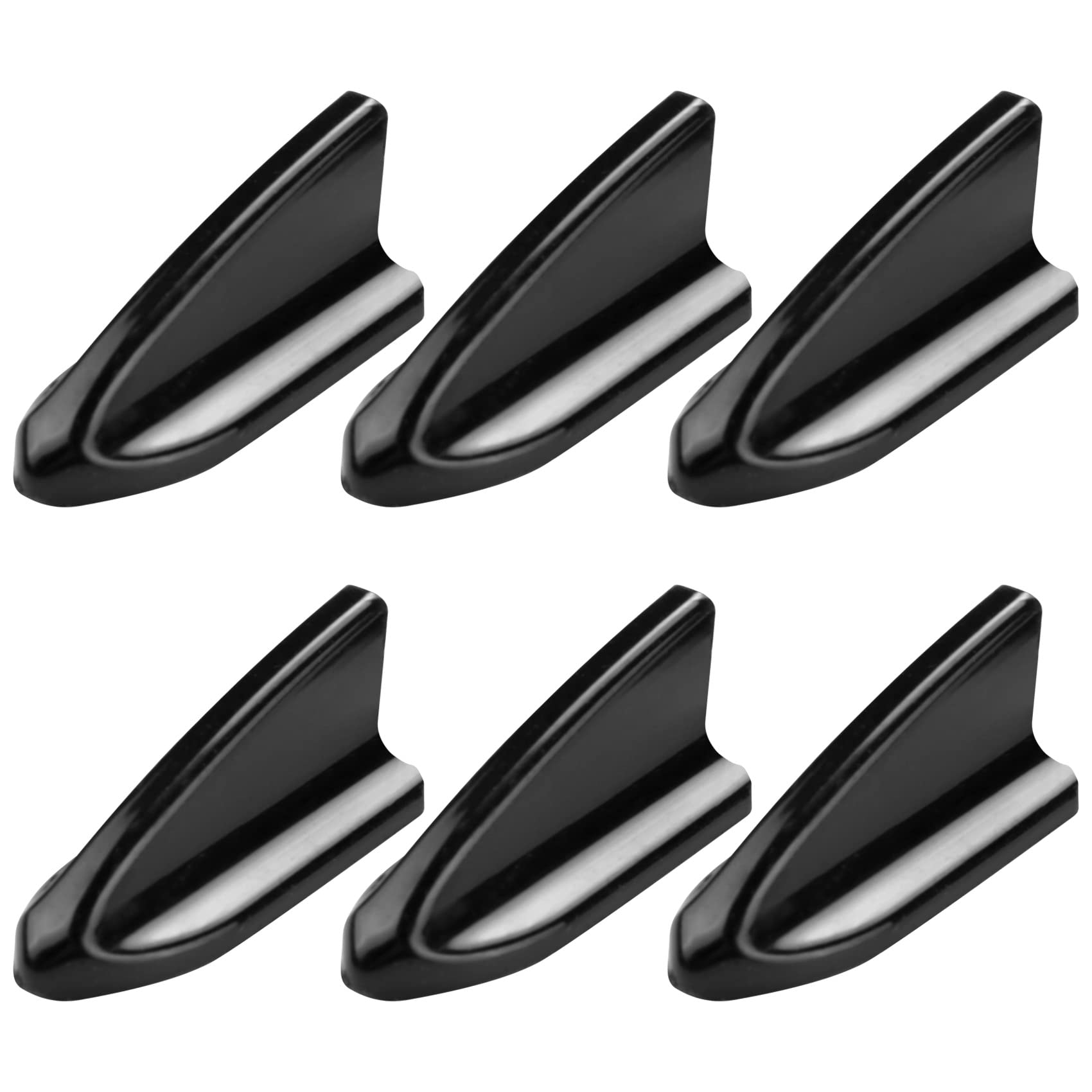 Josenidny 6 Stück schwarz Auto Stil PP Dachflossen Spoiler Flügel Kit Generator Josenidny 6 Stück schwarz Auto Stil PP Dachflossen Spoiler Flügel Kit Generator von Josenidny