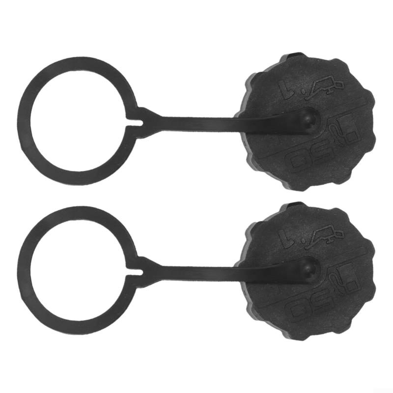Jotekonoby 51048-2078 Tankdeckel, kompatibel mit KBL23A KBL26A KBL34A Modellen, schwarze Rasenmäher-Teile, sichere Abdichtung, einfache Installation (2 Stück) von Jotekonoby