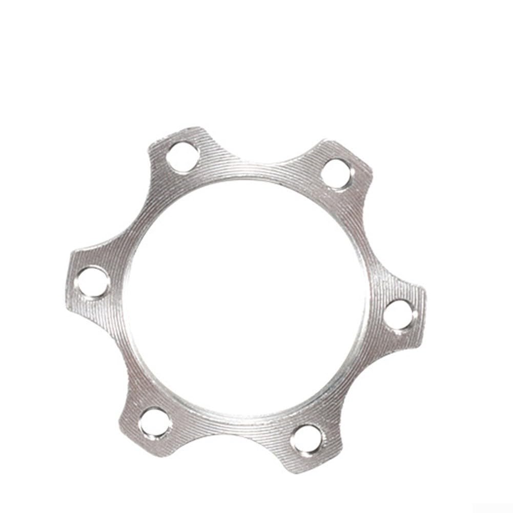 Jotekonoby 60 mm Scheibenbremsen-Set, Karbonstahl, leichtes Design, 6-Loch-Konfiguration, geeignet für Mountainbikes und Rennräder, Aluminiumlegierung (Adapter) von Jotekonoby