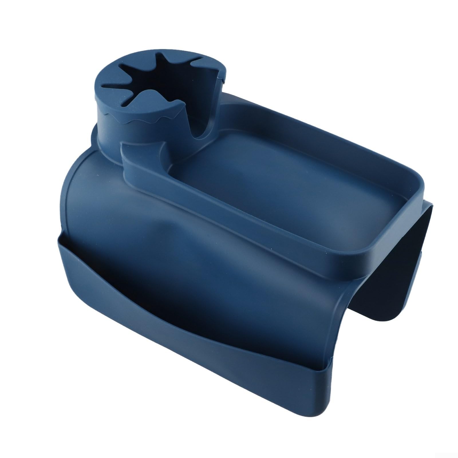 Jotekonoby Couch-Getränkehalter – rutschfeste Sofa-Armlehne mit zwei Seitentaschen mit Handyhalter, rutschfester Couch-Getränkehalter für Getränke, Handy, Tablet, Fernbedienung und Snacks (blau) von Jotekonoby