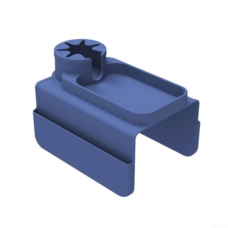 Jotekonoby Couch-Getränkehalter – rutschfeste Sofa-Armlehne mit zwei Seitentaschen mit Handyhalter, rutschfester Couch-Getränkehalter für Getränke, Handy, Tablet, Fernbedienung und Snacks (Dunkelblau) von Jotekonoby