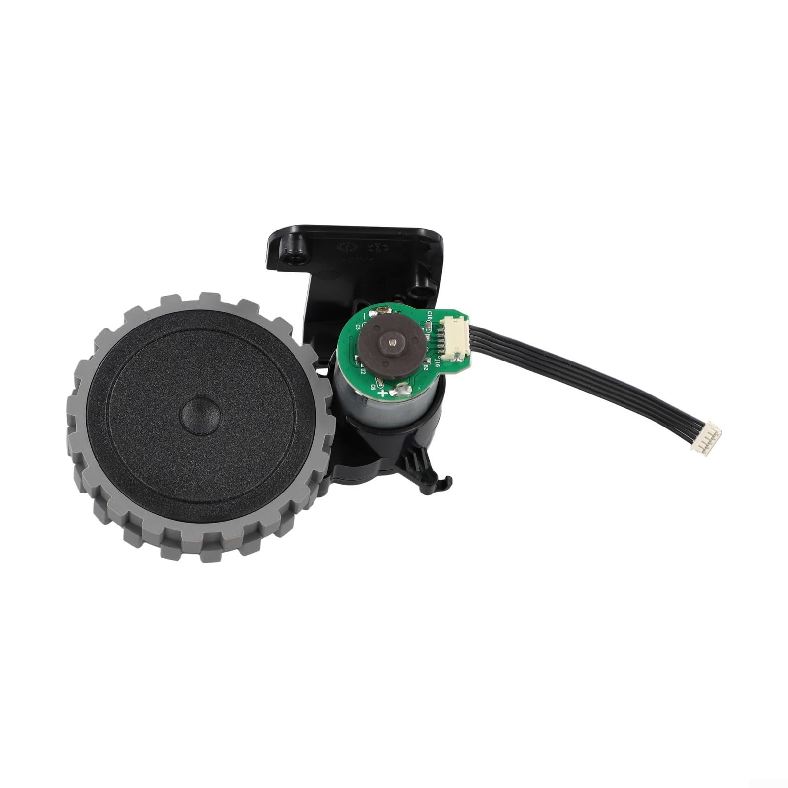 Jotekonoby Ersatz-Reiseräder für X6 X8 Roboter-Staubsauger, linke rechte Seite, Radzubehör, schwarz, unterstützt das Gehen (linkes Rad) von Jotekonoby