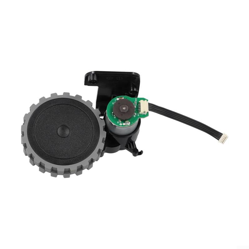 Jotekonoby Ersatz-Reiseräder für X6 X8 Roboter-Staubsauger, linke rechte Seite, Radzubehör, schwarz, unterstützt das Gehen (linkes Rad) von Jotekonoby