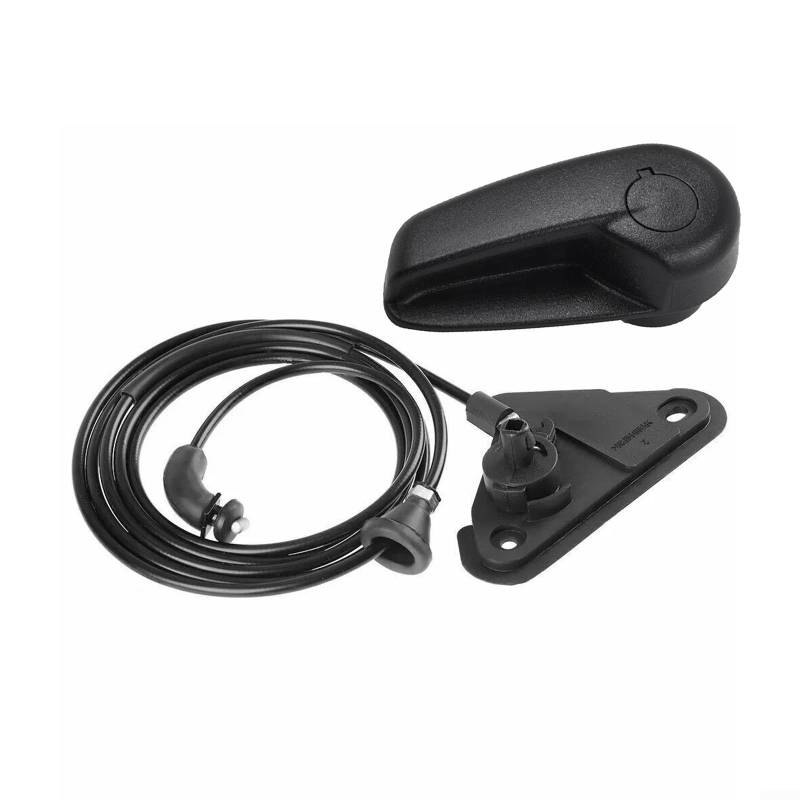 Jotekonoby Motorhaubenhaube + Entriegelungskabelgriff, Motorhaubenentriegelungskabel Griff für Mk4for S-Max 1751277, direkter Ersatz aus Kunststoff von Jotekonoby