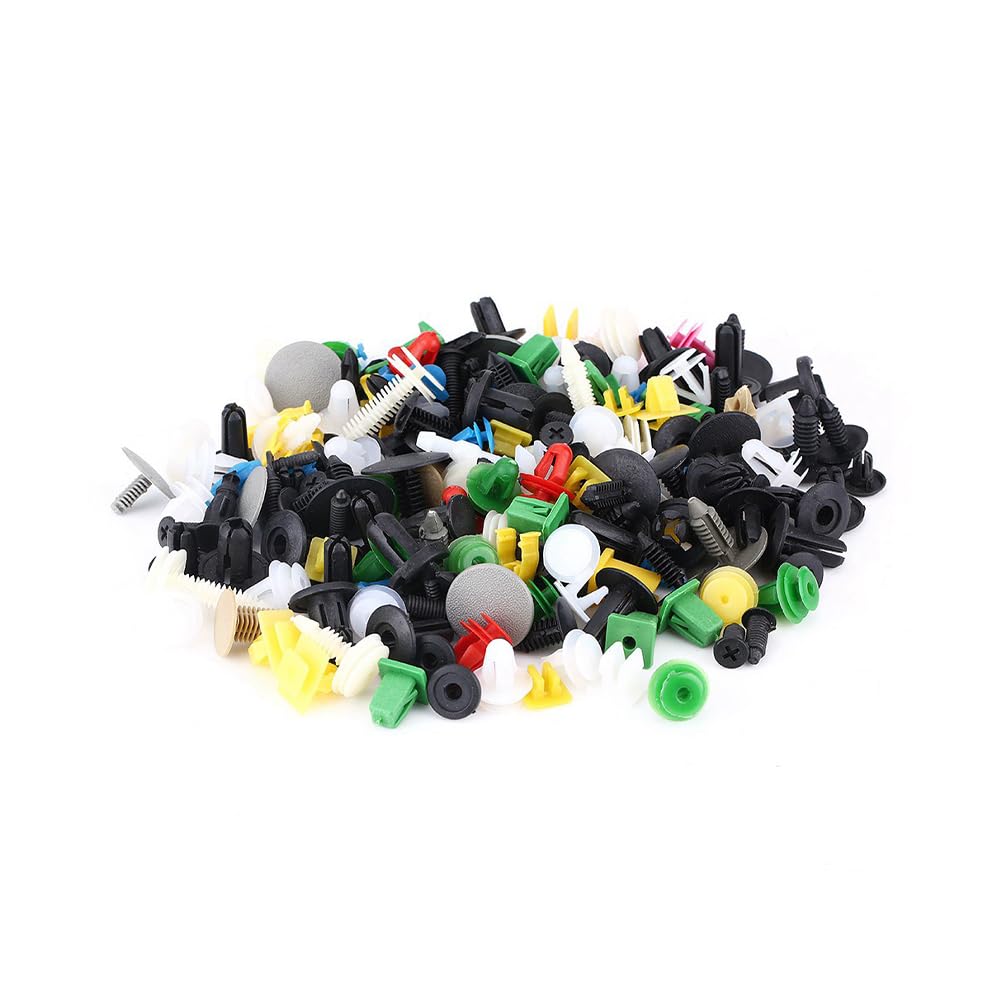 200 Stück Befestigungsclips Auto Befestigung Clips, Car Retainer Kit Karosserie Kunststoffnieten Befestigungssatz Türverkleidung Nylon Stoßstange Spreiznieten Klammern Innenverkleidung Clips 200 Stück Befestigungsclips Auto Befestigung Clips, Car Retainer Kit Karosserie Kunststoffnieten Befestigungssatz Türverkleidung Nylon Stoßstange Spreiznieten Klammern Innenverkleidung Clips von Tiiyee