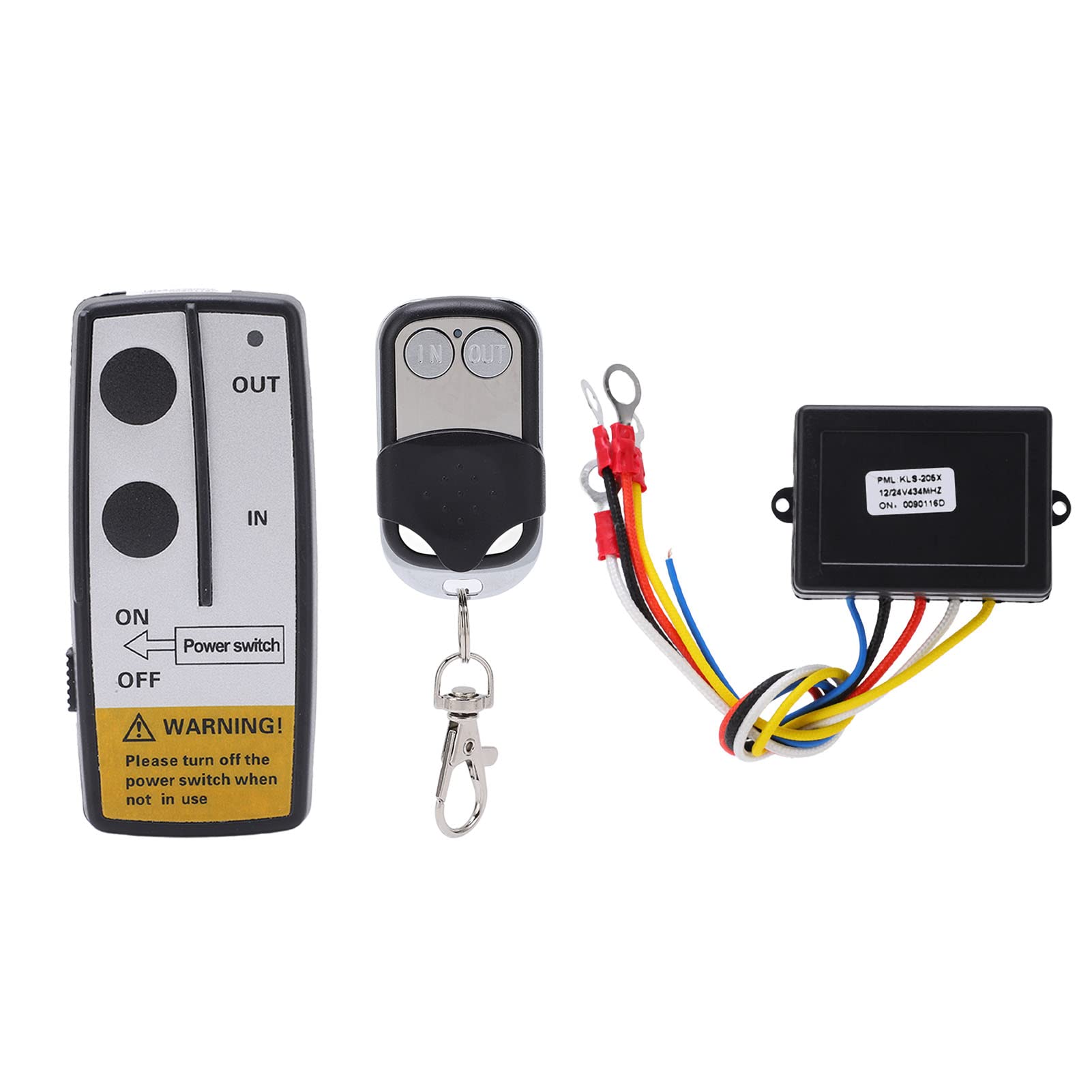 Drahtlose Windensteuerung, DC 12V 24V Fernbedienung Automatische Windensteuerung Winden Drahtloses Fernbedienungs Kit Schlüssel Garagentor Boot Schalter Handset Wasserdicht Rc Seilwinde Zubehör Drahtlose Windensteuerung, DC 12V 24V Fernbedienung Automatische Windensteuerung Winden Drahtloses Fernbedienungs Kit Schlüssel Garagentor Boot Schalter Handset Wasserdicht Rc Seilwinde Zubehör von Joyzan