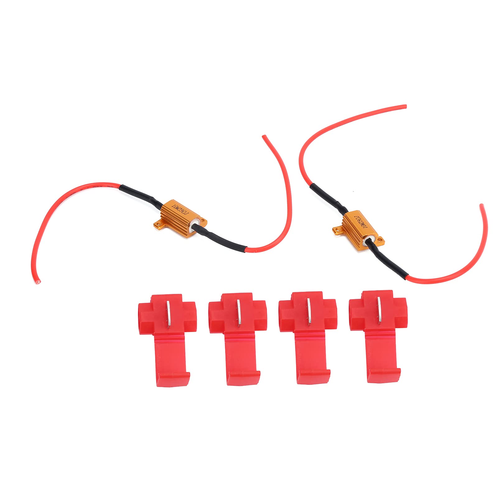 LED-Decoder, Lastwiderstand, LED-Birne, schneller Hyper-Flash-Blinker, Blinkfehlercode, Anti-Flicker-Widerstand, 10-W-Lampe, fehlerfreier Decoder LED-Decoder, Lastwiderstand, LED-Birne, schneller Hyper-Flash-Blinker, Blinkfehlercode, Anti-Flicker-Widerstand, 10-W-Lampe, fehlerfreier Decoder von Joyzan