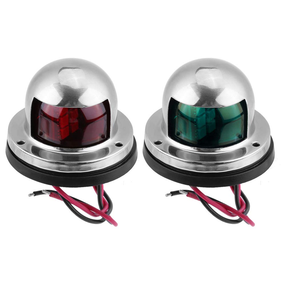 Joyzan Marine Navigationslichter, Yacht Navigationslicht Versand Signallampe Bootsnavigationslichter Bootsleuchte 12/24V LED Navigationslampe Anker Licht Boot Rot Grün für Bootsponton Marinebootjacht Joyzan Marine Navigationslichter, Yacht Navigationslicht Versand Signallampe Bootsnavigationslichter Bootsleuchte 12/24V LED Navigationslampe Anker Licht Boot Rot Grün für Bootsponton Marinebootjacht von Joyzan