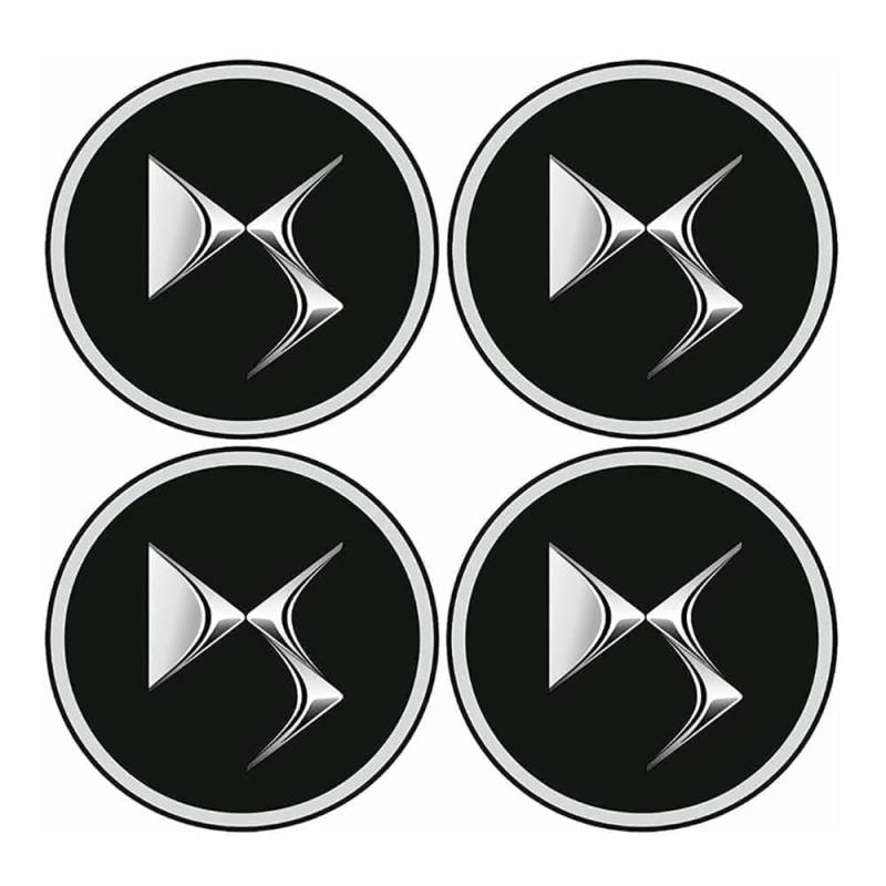 4 Stück Auto Radnabenkappen für DS 3 / DS 3 Crossback/DS 4 / DS 5 / DS 7 / DS 7 Crossback/DS 9,Felgendeckel Nabendeckel Radnabendeckel Wasserdicht Staubdicht Dekorative Zubehör von JsjjQf