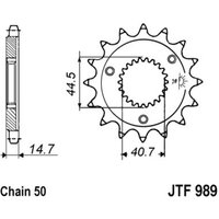 Kettenrad hinten JT JTF989,21 von Jt