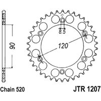 Kettenrad hinten JT JTR1207,39 von Jt