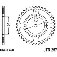 Kettenrad hinten JT JTR257,41 von Jt