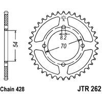 Kettenrad hinten JT JTR262,40 von Jt