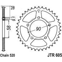 Kettenrad hinten JT JTR605,39 von Jt