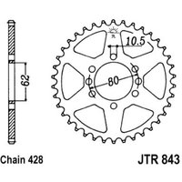 Kettenrad hinten JT JTR843,46 von Jt