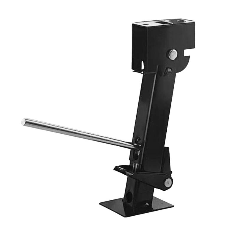 Jubepk Anhänger-Parkstütze, Anhänger-Stabilisatorbein, Motorradanhängerstütze, bietet eine robuste, verstellbare und einfach zu installierende Anhänger-Stütze mit Verriegelungsscharnierklemmen von Jubepk