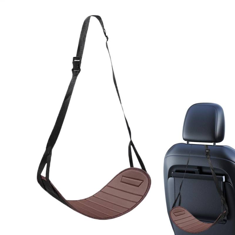 Jubilofex Car Seat Fußstütze Für Kinder - Reise-Fußhängematte | Höhenverstellbare Beinauflage Kleinkinder Mit Kopfstützenhalterung Als Schlafhilfe Im Auto von Jubilofex