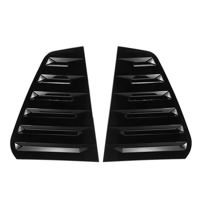 Jufjsfy Auto Seitenfenster Jalousien Für Golf 7 R 7 7,5 2013-2020 Style Fenster Jalousien Lüftungsabdeckung Schwarz von IUSOT