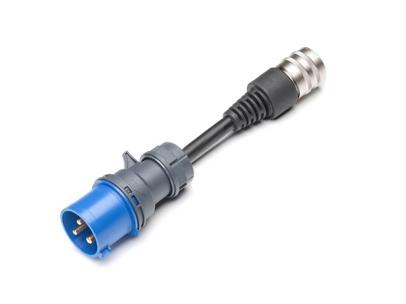 Juice Connector, CEE32 Blau Ladekabel Elektroauto Elektrofahrzeuge Adapter, Adapter Ladelösung mit Automatischer Anpassung, Kompatibel mit der Juice Booster 2 & Juice Booster 3 air Mobile Wallbox von smart Juice