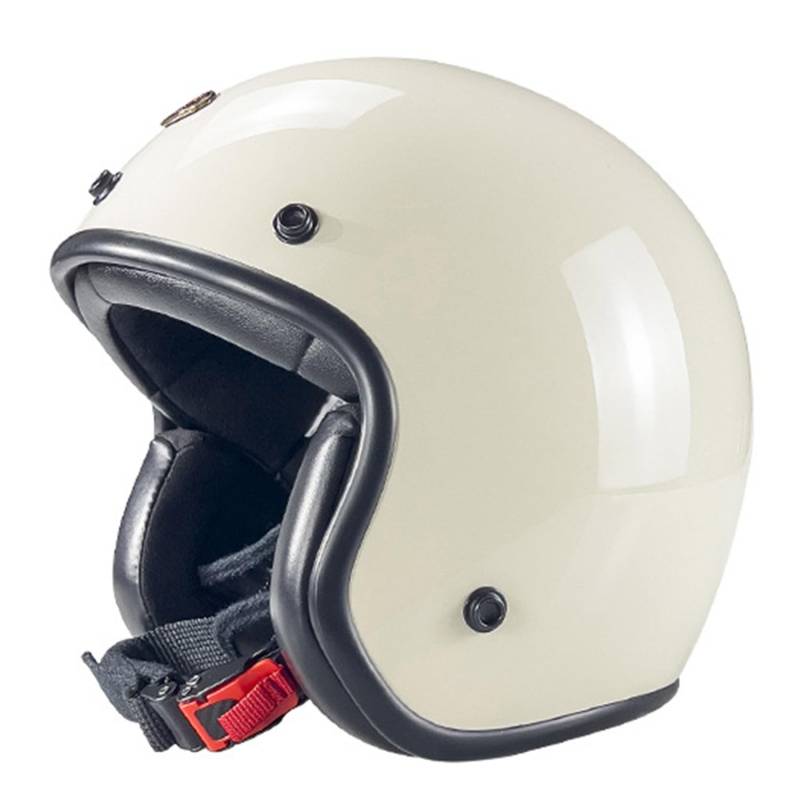 Vintage Jet Motorrad Halbhelme 3/4 Roller-Helm Scooter-Helm Moped Mofa-Helm ECEDOT-Zertifizierter Offenem Motorradhelm Für Erwachsene Männer und Frauen Sturzhelm 3,S(55~56CM) von JunPing