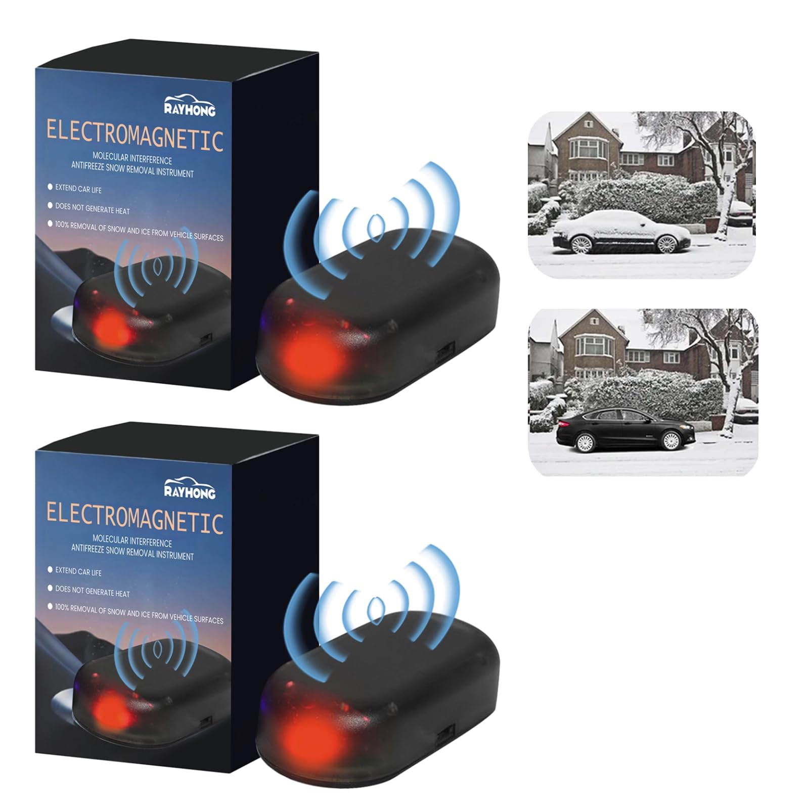 Junerain 2-teiliger Auto-Heizungs-Defroster, tragbare Auto-Heizung zum schnellen Entfrosten und Beschlagen von Auto-Windschutzscheiben, schnell erhitzender Defrost-Defroster for SUV, Jeeps, Junerain 2-teiliger Auto-Heizungs-Defroster, tragbare Auto-Heizung zum schnellen Entfrosten und Beschlagen von Auto-Windschutzscheiben, schnell erhitzender Defrost-Defroster for SUV, Jeeps, von Junerain
