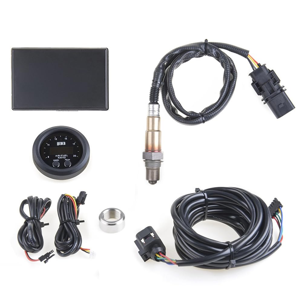 Junterone Messkit für das Luft-Kraftstoff-Verhältnis, LSUs 4.9-Sensor, 2-1/16 52 mm Breitband-UEGO-Digital-AFR-Sauerstoffsensor 06J90626 Junterone Messkit für das Luft-Kraftstoff-Verhältnis, LSUs 4.9-Sensor, 2-1/16 52 mm Breitband-UEGO-Digital-AFR-Sauerstoffsensor 06J90626 von Junterone