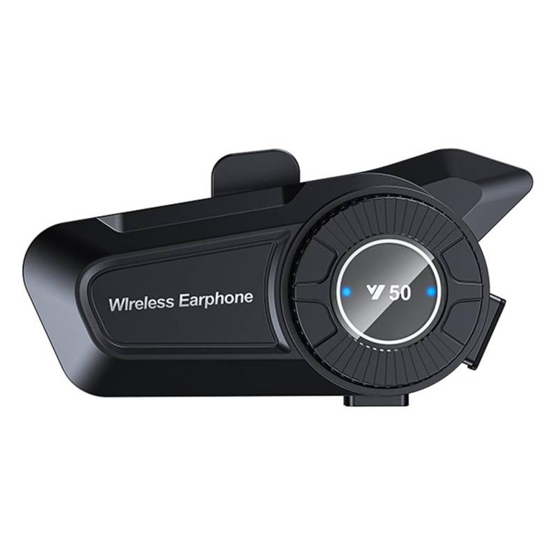 Juqoyue Y50 Roulette Rad Rotation Motorrad Helm Headset Bluetooth 5.3 Drahtlose Kopfhörer Ohrhörer IP67 Wasserdicht von Juqoyue
