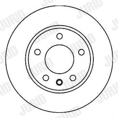 Bremsscheibe Hinterachse Jurid 562036JC Bremsscheibe Hinterachse Jurid 562036JC von Jurid