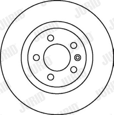 Bremsscheibe Hinterachse Jurid 562081JC Bremsscheibe Hinterachse Jurid 562081JC von Jurid