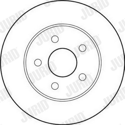 Bremsscheibe Hinterachse Jurid 562193JC von Jurid