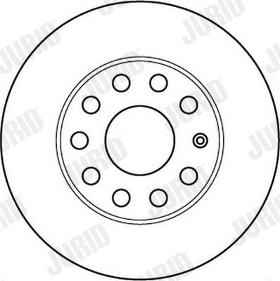 Bremsscheibe Hinterachse Jurid 562238JC Bremsscheibe Hinterachse Jurid 562238JC von Jurid