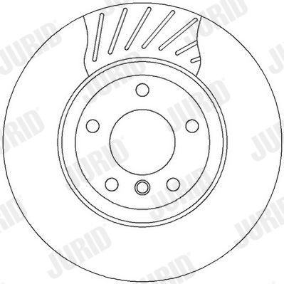 Bremsscheibe Hinterachse Jurid 562318JC Bremsscheibe Hinterachse Jurid 562318JC von Jurid