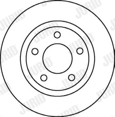 Bremsscheibe Jurid 562060JC Bremsscheibe Jurid 562060JC von Jurid