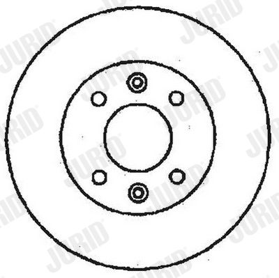 Bremsscheibe Vorderachse Jurid 561235JC Bremsscheibe Vorderachse Jurid 561235JC von Jurid