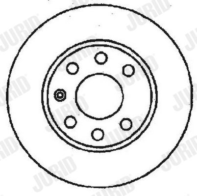 Bremsscheibe Vorderachse Jurid 561248JC Bremsscheibe Vorderachse Jurid 561248JC von Jurid