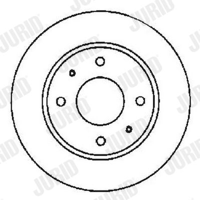 Bremsscheibe Vorderachse Jurid 561592JC Bremsscheibe Vorderachse Jurid 561592JC von Jurid