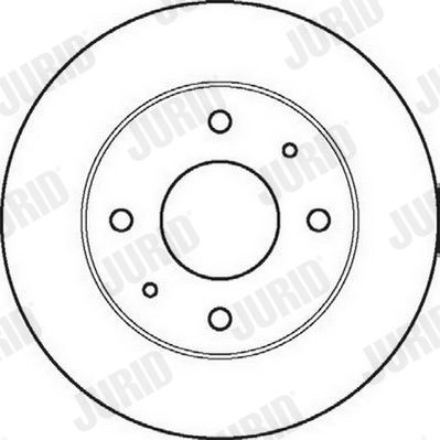 Bremsscheibe Vorderachse Jurid 561861JC Bremsscheibe Vorderachse Jurid 561861JC von Jurid