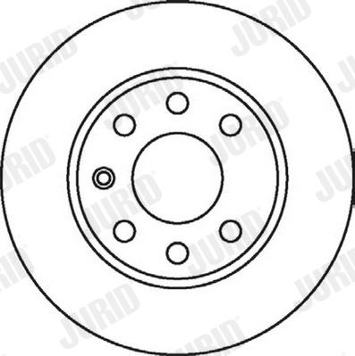 Bremsscheibe Vorderachse Jurid 562068JC Bremsscheibe Vorderachse Jurid 562068JC von Jurid