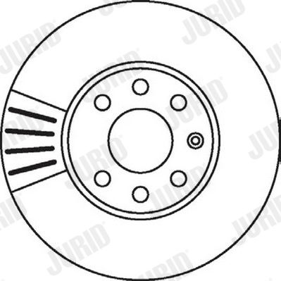 Bremsscheibe Vorderachse Jurid 562069JC Bremsscheibe Vorderachse Jurid 562069JC von Jurid