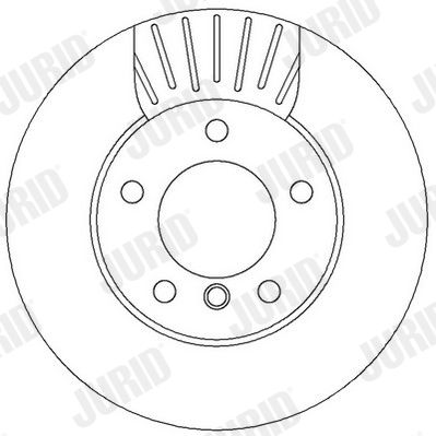Bremsscheibe Vorderachse Jurid 562313JC Bremsscheibe Vorderachse Jurid 562313JC von Jurid