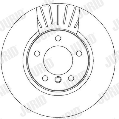 Bremsscheibe Vorderachse Jurid 562320JC Bremsscheibe Vorderachse Jurid 562320JC von Jurid