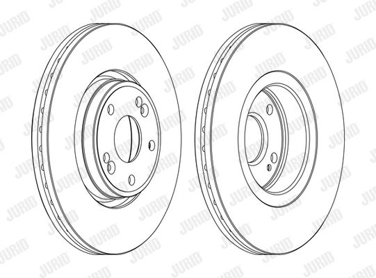 Bremsscheibe Vorderachse Jurid 562381JC-1 Bremsscheibe Vorderachse Jurid 562381JC-1 von Jurid