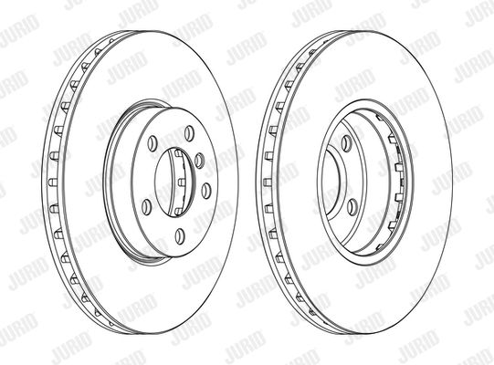 Bremsscheibe Vorderachse Jurid 562691JC-1 Bremsscheibe Vorderachse Jurid 562691JC-1 von Jurid