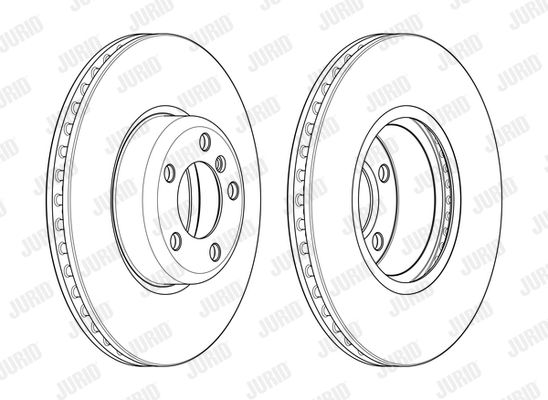 Bremsscheibe Vorderachse Jurid 562979JC-1 Bremsscheibe Vorderachse Jurid 562979JC-1 von Jurid