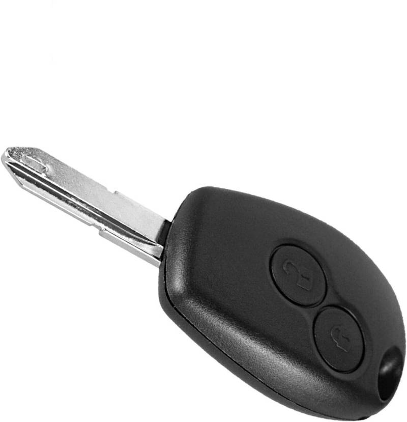 Ersatz Schlüsselgehäuse mit 2 Tasten Autoschlüssel Schlüssel mit Rohling Fernbedienung Funkschlüssel Gehäuse ohne Elektronik (Renault05) von JURMANN
