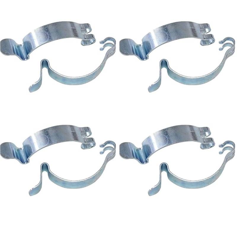4 Stück Auto Luftfilter Silber Reiniger Box Box Deckel Feder Clip Klemme für Auto-Luftfilter Ersatz-Luftfilter Automobil von Juroicessry