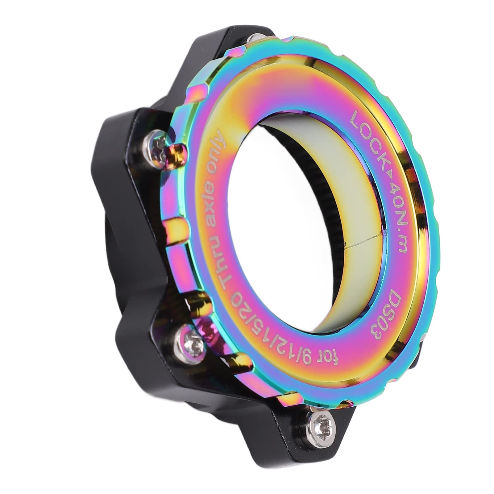 Scheibenbremsen-Centerlock-Adapter, CNC-Bearbeitung Centerlock-Verschlussring, Reißfest, Verformungssicher, Aluminiumlegierung, Verschleißfest Bis 6 Schrauben, für Mountainbike Scheibenbremsen-Centerlock-Adapter, CNC-Bearbeitung Centerlock-Verschlussring, Reißfest, Verformungssicher, Aluminiumlegierung, Verschleißfest Bis 6 Schrauben, für Mountainbike von Juroupi